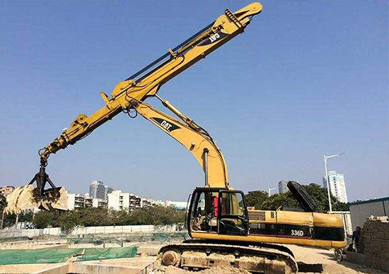 三一SY55挖機(jī)，做三段式挖掘機(jī)伸縮臂